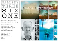 Art Show Flyer for Analog Intelligence @ Gallery 361